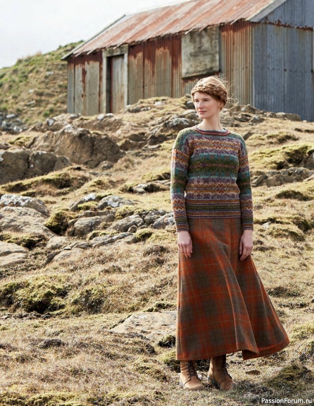 Вязаные проекты в книге «Shetland»