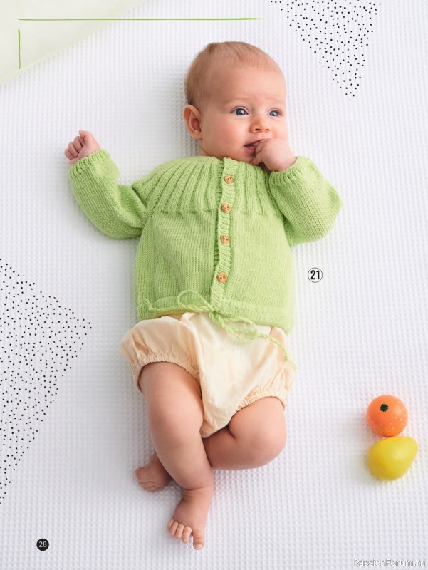 Вязаные модели для детей в журнале «Baby Maschenmode №56 2023»