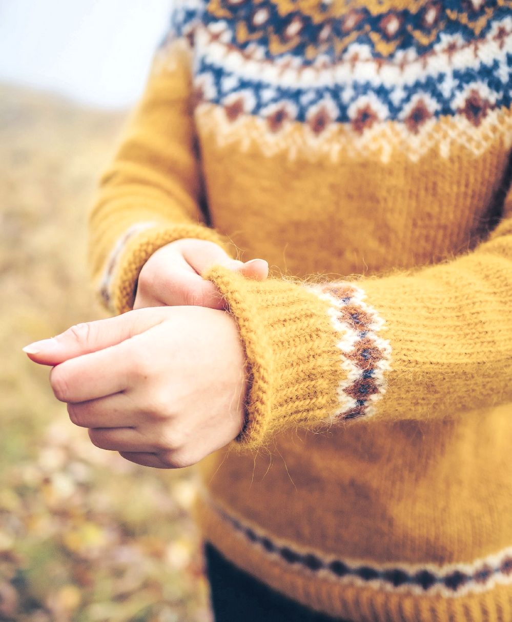 Коллекция вязаных моделей в книге «Icelandic Knits»