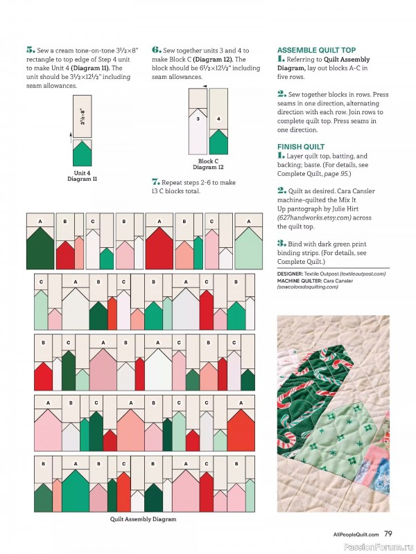 Коллекция проектов для рукодельниц в журнале «American Patchwork & Quilting №197 2025»