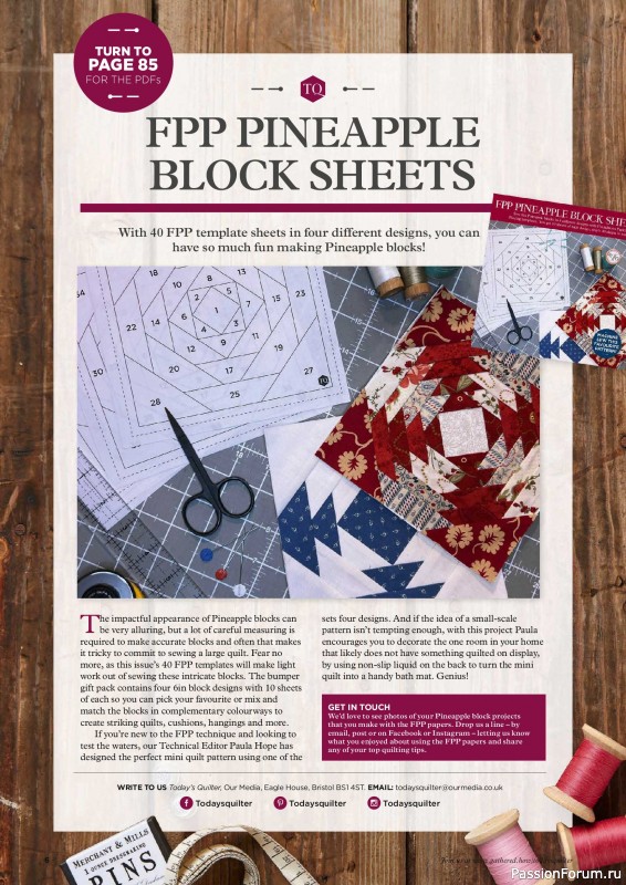 Коллекция проектов для рукодельниц в журнале &laquo;Todays Quilter №141 2026&raquo;