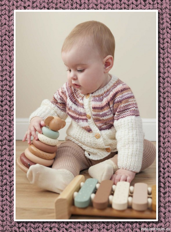 Вязаные модели для детей в журнале &laquo;Piu Maglia Bebe №6 2026&raquo;