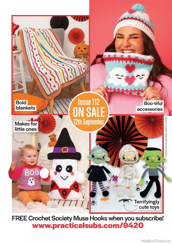 Вязаные проекты крючком в журнале «Crochet Now №111 2024»