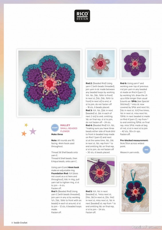 Вязаные проекты крючком в журнале «Inside Crochet №184 2025»