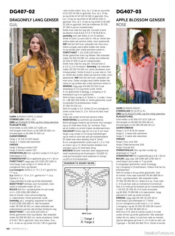 Вязаные проекты в журнале &laquo;Yarnmade №1 2018 Spring & Summer&raquo;. Продолжение