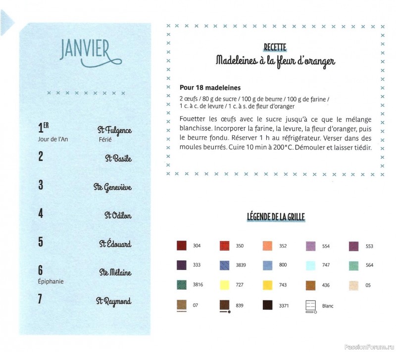 Коллекция вышивки в книге «Reves de fleurs - 2026»