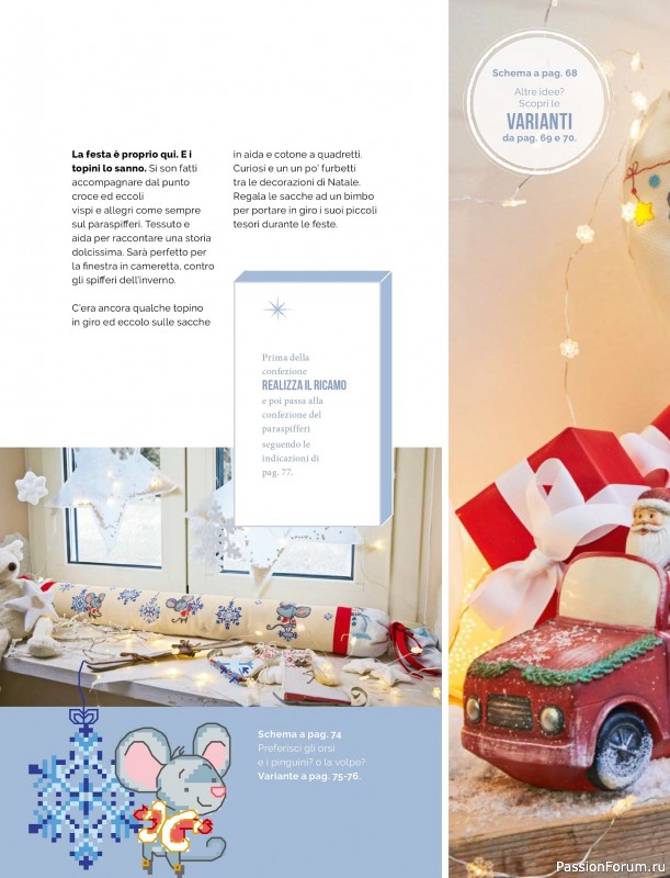 Коллекция проектов для рукодельниц в журнале «Mani di Fata Speciale Punto Croce - Natale 2025»