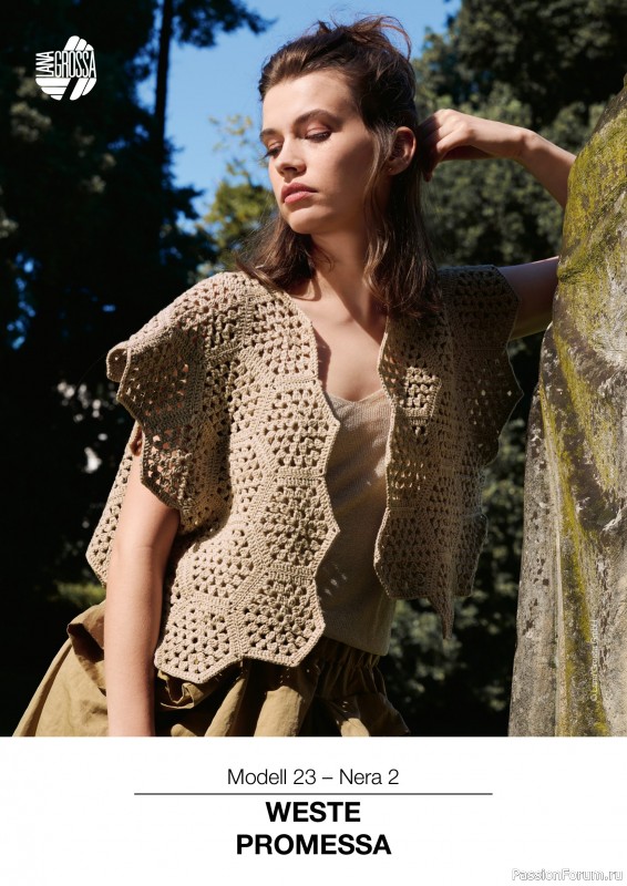 Вязаные модели в журнале &laquo;Lana Grossa Nera - Spring/Summer 2026&raquo;. Продолжение