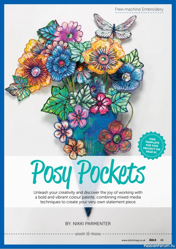 Коллекция проектов для рукодельниц в журнале «Stitch Magazine №155 2025»