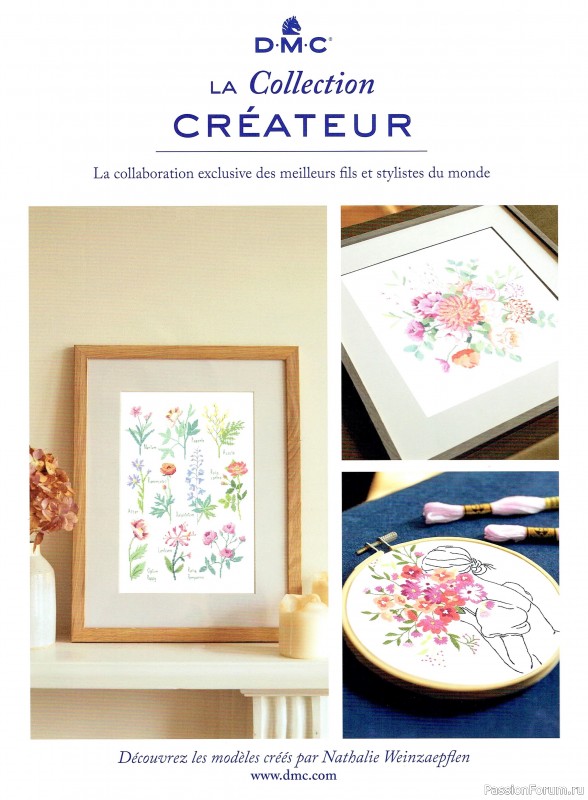 Коллекция вышивки в журнале «Creation Point de Croix №112 2025»