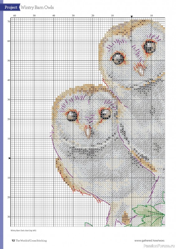 Коллекция вышивки в журнале «The World of Cross Stitching №367 2025»