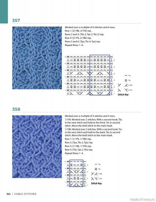 Вязаные проекты в книге « Tunisian Crochet». Продолжение 2