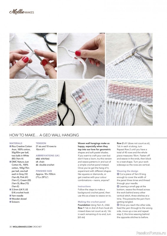 Вязаные проекты в журнале &laquo;Mollie Makes - Crochet 2026&raquo;