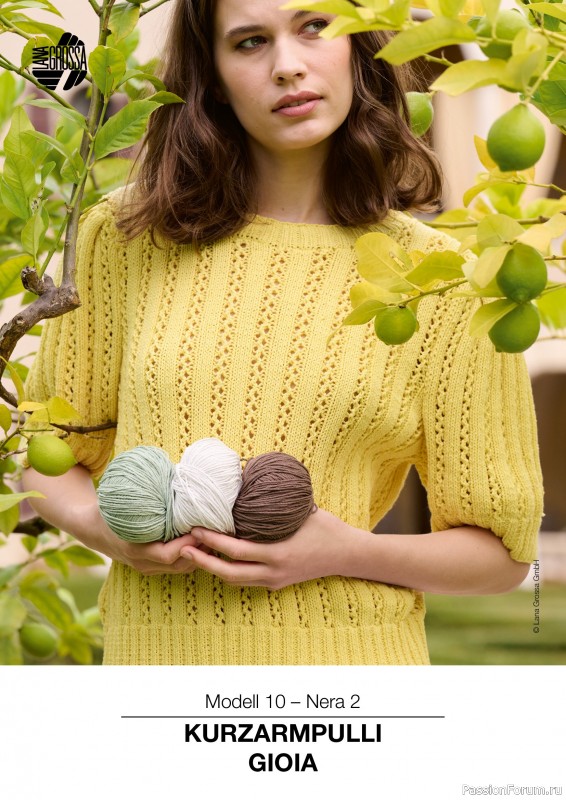 Вязаные модели в журнале &laquo;Lana Grossa Nera - Spring/Summer 2026&raquo;. Продолжение
