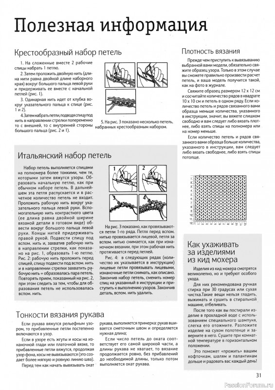 Вязаные модели в журнале «Вязаная Мода №2 2018»