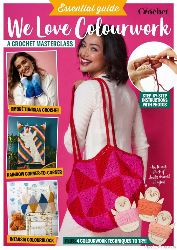 Вязаные проекты крючком в журнале «Simply Crochet №143 2023»
