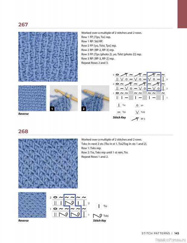 Вязаные проекты в книге « Tunisian Crochet». Продолжение