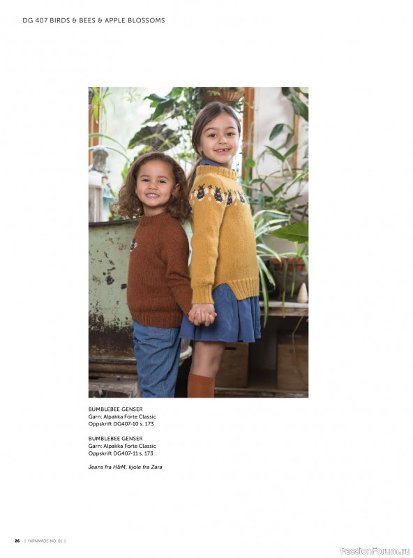 Вязаные проекты в журнале &laquo;Yarnmade №1 2020 Spring & Summer&raquo;