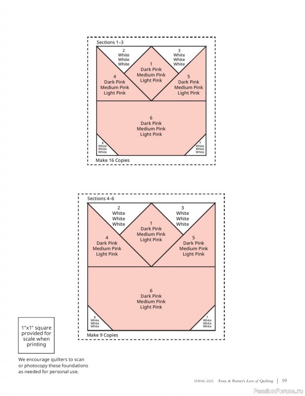 Коллекция проектов для рукодельниц в журнале «Fons & Porter’s Love of Quilting – Spring 2025»