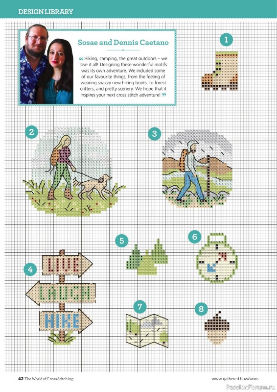 Коллекция вышивки в журнале «The World of Cross Stitching №360 2025»
