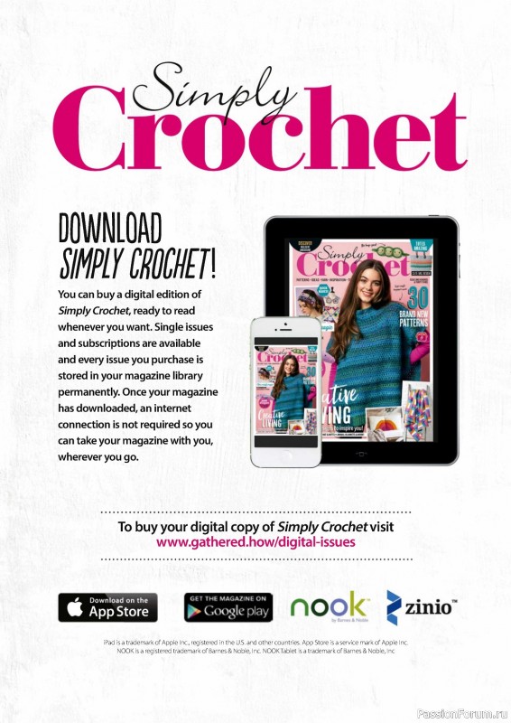 Вязаные проекты крючком в журнале «Simply Crochet №134 2023»