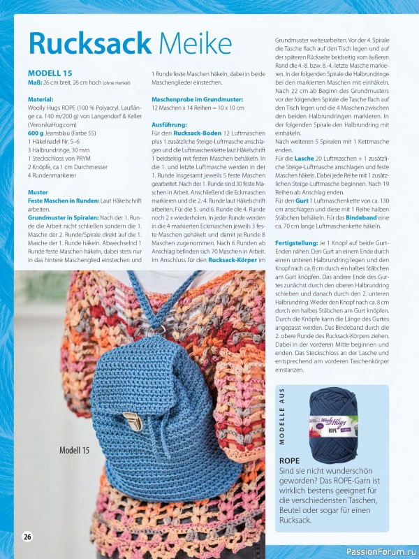 Вязаные проекты в журнале «Woolly Hugs Sonderheft WH007 20255»