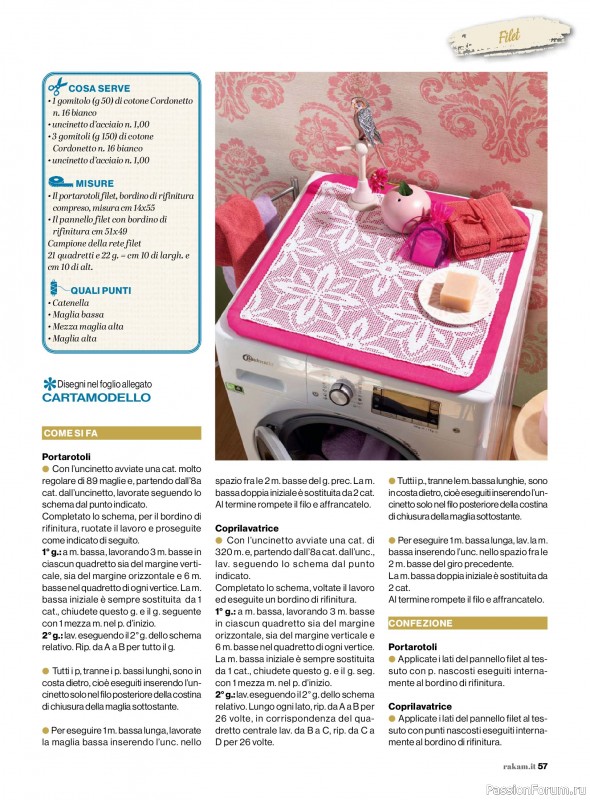 Коллекция проектов для рукодельниц в журнале «Rakam - Dicembre 2025 - Gennaio 2026»