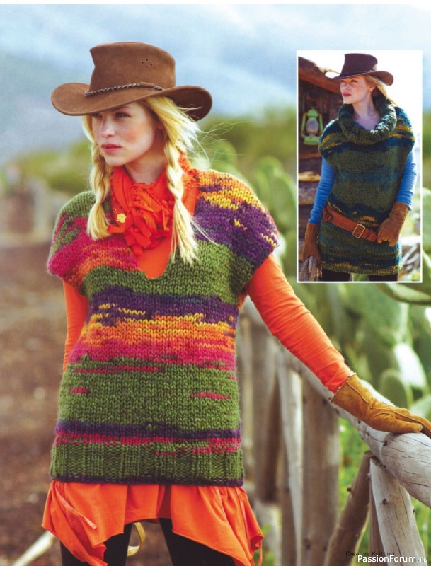 Вязаные модели спицами в журнале «Creative Knitting №89 2025»