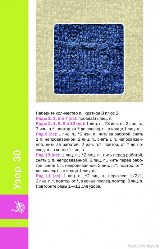 Вязаные проекты в книге «Фактурные узоры спицами».