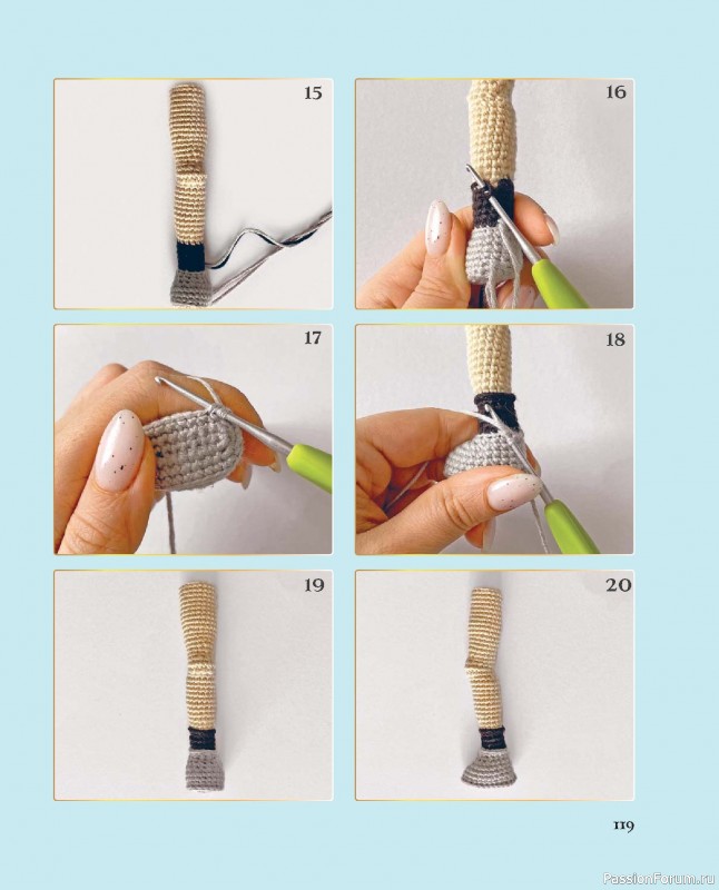 Вязаные проекты в книге &laquo;Киногуруми&raquo;.