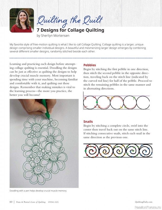 Коллекция проектов для рукодельниц в журнале «Fons & Porter’s Love of Quilting – Spring 2025»