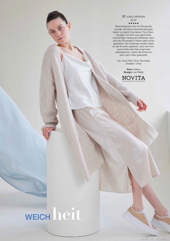 Вязаные модели в журнале «Burda Stricken №3 2025»