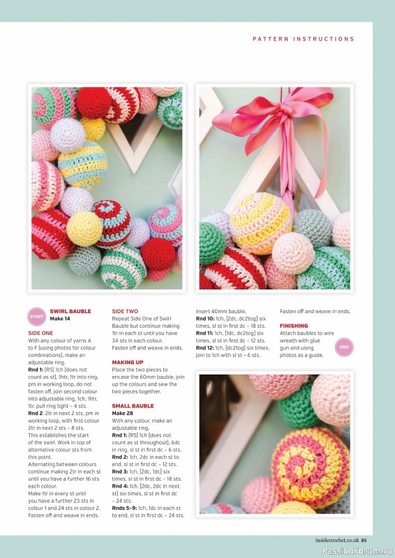 Вязаные проекты крючком в журнале «Inside Crochet №184 2025»