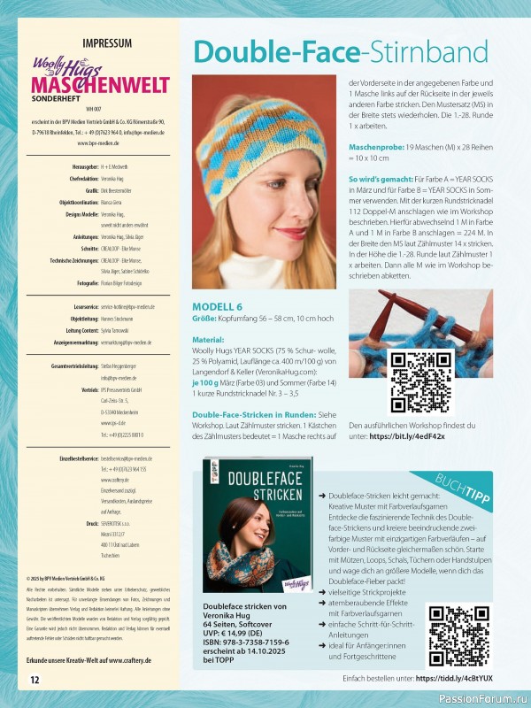 Вязаные проекты в журнале «Woolly Hugs Sonderheft WH007 20255»