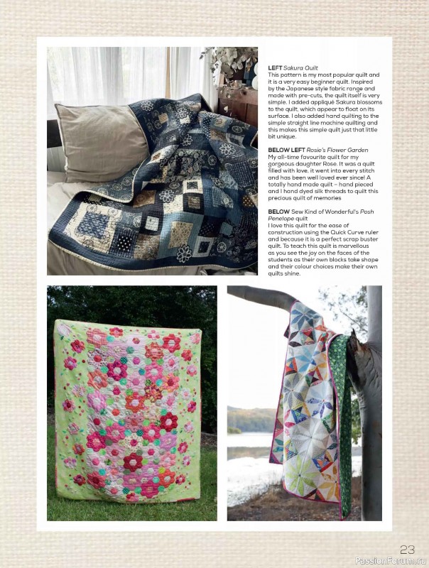 Коллекция проектов для рукодельниц в журнале &laquo;Quilters Companion №137 2026&raquo;