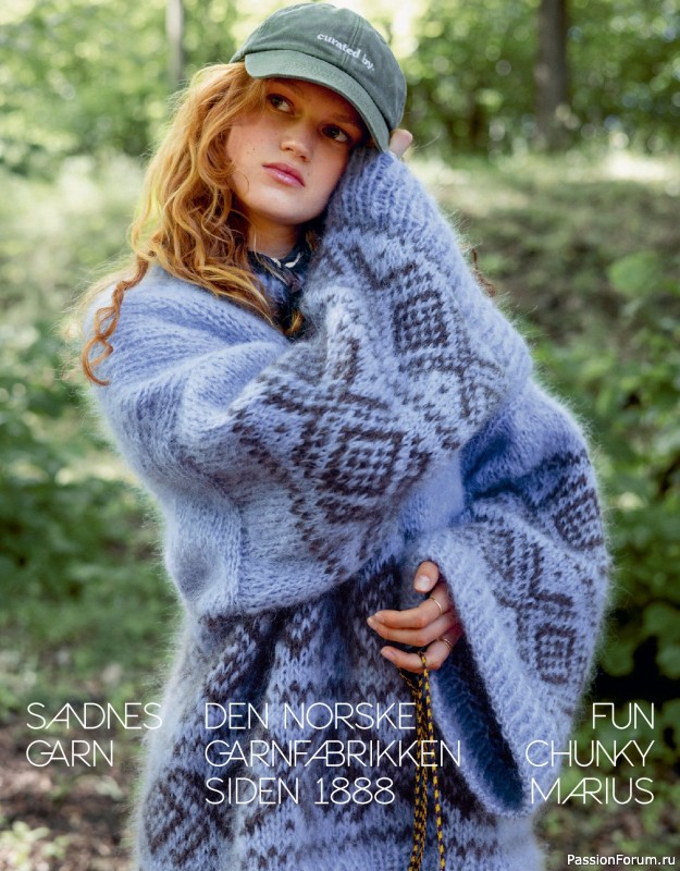 Вязаные модели в журнале «Laine Magazine №23 2025 Winter».