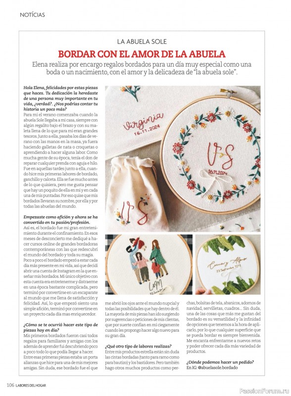 Коллекция проектов для рукодельниц в журнале «Labores del hogar №789 2025»