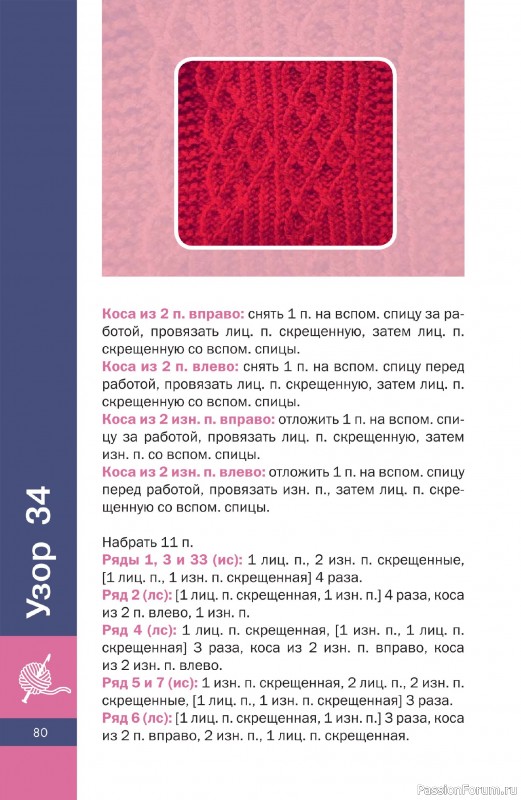 Вязаные проекты в книге «3D-узоры спицами»