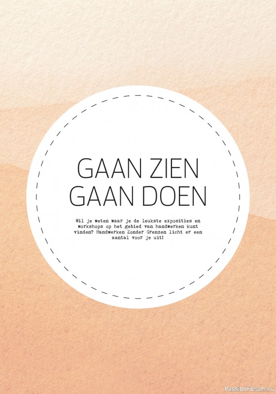 Коллекция проектов для рукодельниц в журнале «Handwerken Zonder Grenzen №252 2025»