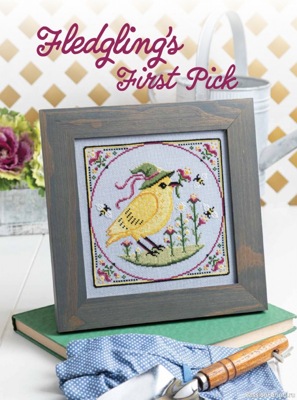 Коллекция вышивки в журнале &laquo;Just CrossStitch - Spring 2026&raquo;