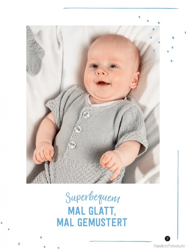 Вязаные модели для детей в журнале «Baby Maschenmode №53 2022»