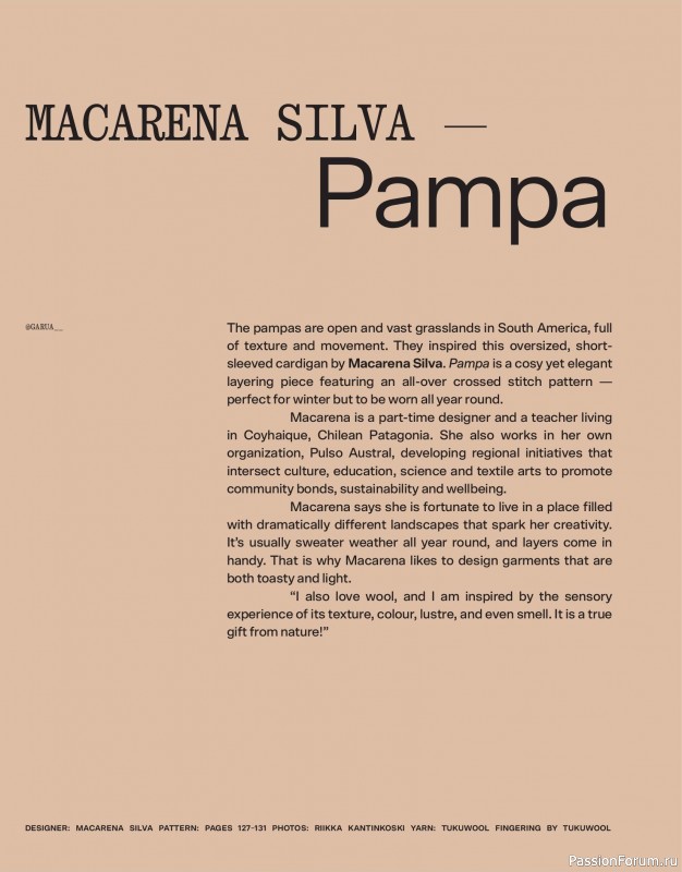 Вязаные модели в журнале «Laine Magazine №23 2025 Winter». Продолжение