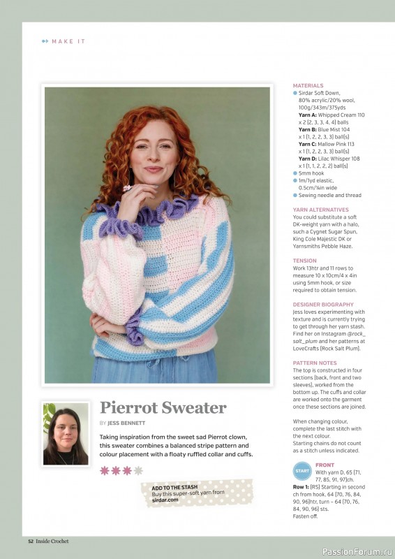 Вязаные проекты крючком в журнале &laquo;Inside Crochet №188 2026&raquo;