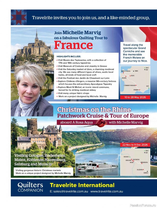 Коллекция проектов для рукодельниц в журнале &laquo;Quilters Companion №137 2026&raquo;