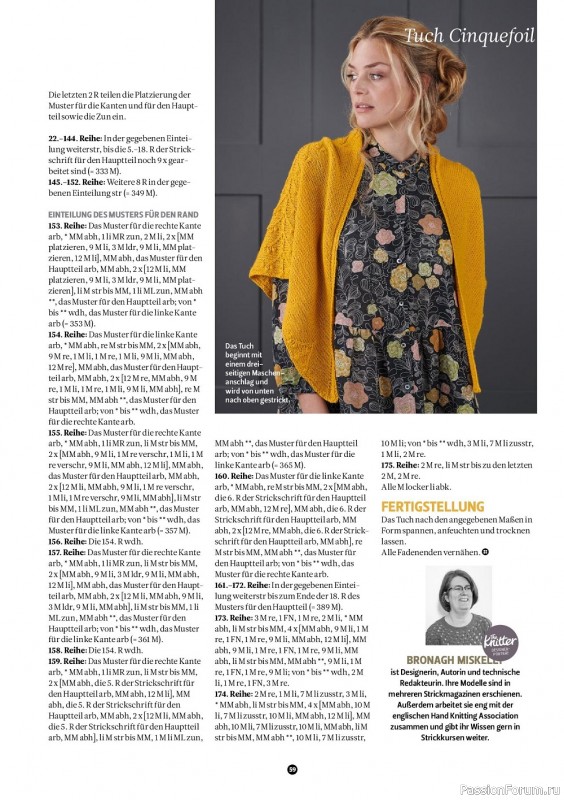 Вязаные модели крючком в журнале «The Knitter Germany №61 2022 »
