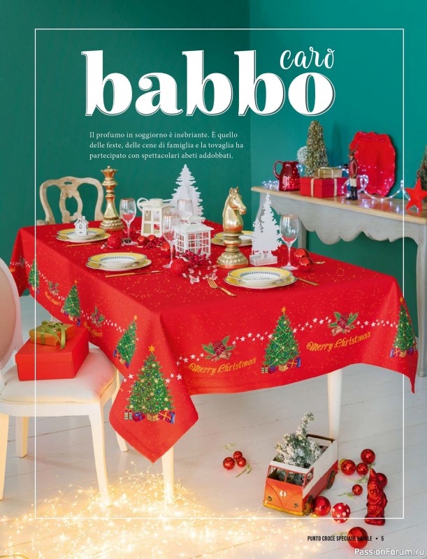 Коллекция проектов для рукодельниц в журнале «Mani di Fata Speciale Punto Croce - Natale 2025»