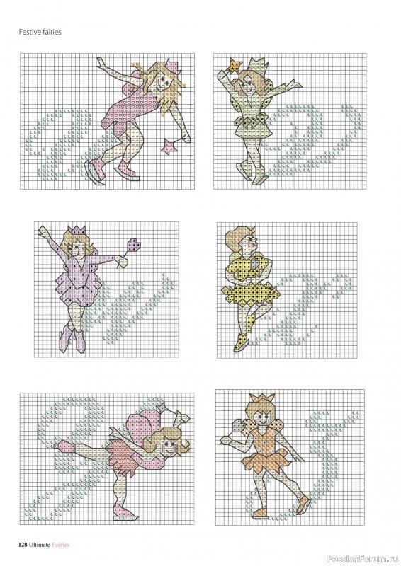 Коллекция вышивки в журнале «Ultimate CrossStitch Faries - November 2025»