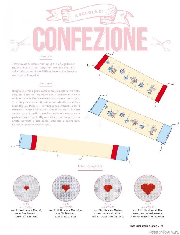 Коллекция проектов для рукодельниц в журнале «Mani di Fata Speciale Punto Croce - Natale 2025»