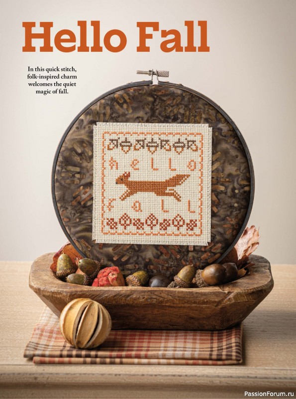 Коллекция вышивки в журнале &laquo;Just CrossStitch - Autumn 2026&raquo;