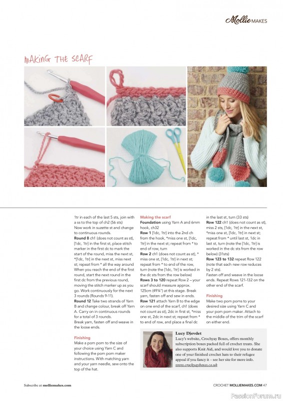 Вязаные проекты в журнале &laquo;Mollie Makes - Crochet 2026&raquo;